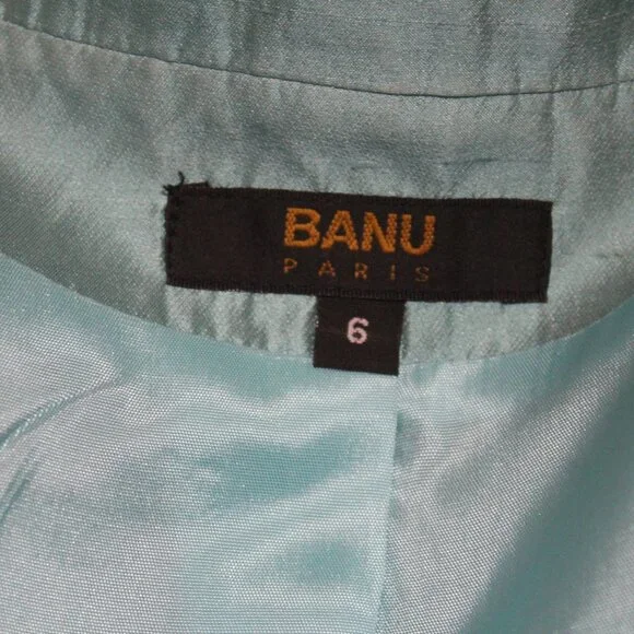 RARE FIND VINTAGE Banu silk suit jacket/skirt (1503) - Picture 5 of 12